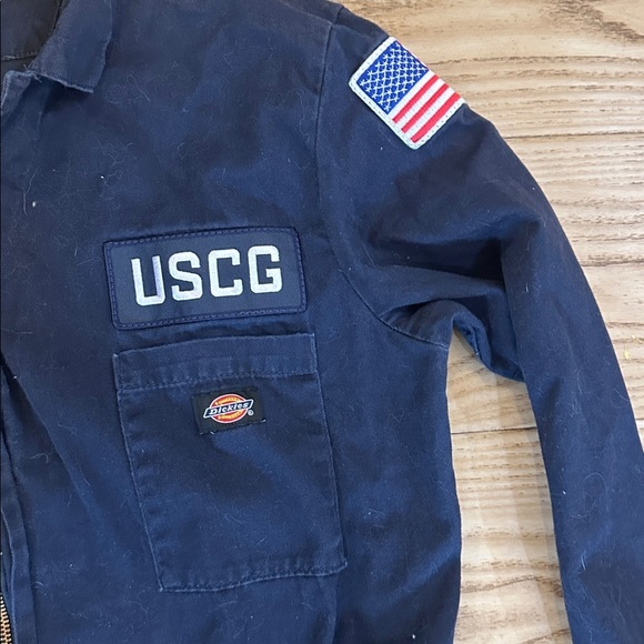 Dickies Coveralls with USCG patch men’s large - Picture 3 of 5